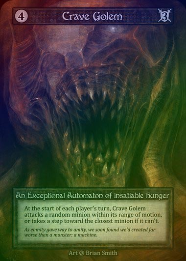 【FOIL】[Artifact] Crave Golem [beta-Exceptional]